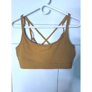 Vuori Mindset bra in Rum (deep Yellow) size Large